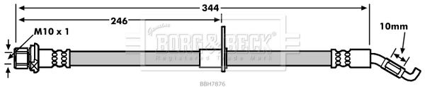 BORG & BECK Тормозной шланг BBH7876